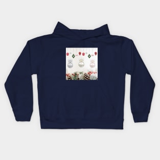 Christmas Pine & Snow Decor Kids Hoodie